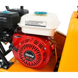 Placă compactoare unidirecțională Verke C80THC, motor 6,5 CP, 78 kg, cu roți transport și rezervor apă - Img 9