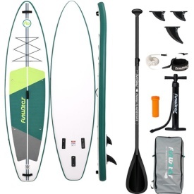 Placă de paddleboard FunWater SUP SUPFW69A 3,35m (verde-albă) - Img 9
