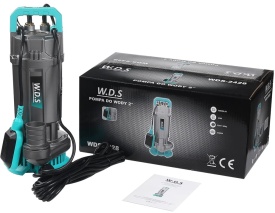 Pompă apa profesională W.D.S. WDS2428 3200W Debit 30.000 L/h, Conexiune 2 inch, Carcasă Fontă, cu Flotor automat - Img 8