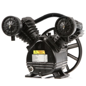Pompă compresor aer cu 2 cilindri Mar-Pol V-2065, ungere cu ulei, 400 l/min, 10 bar, pentru butelii 50-150 L - Img 2