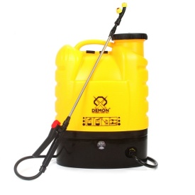 Pompa de stropit electrică tip rucsac Mar-Pol 16L, cu acumulator 12V 8Ah, lance telescopică și set duze