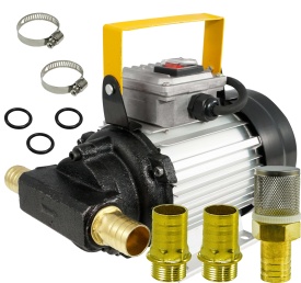 Pompă electrică VERKE 230V 750W pentru transfer ulei motorină și ulei combustibil, debit 30 l/min, înălțime refulare 19 m - Img 4