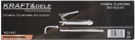 Pompa manuală cu piston pentru butoi de ulei și lichide necorozive KraftDele KD1447, montaj pe beci/butoi - Img 12