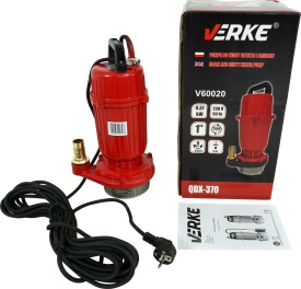 Pompa submersibilă pentru apă murdară VERKE QDX-370, 230V, 1 inch, 0,37 kW, debit 5000 l/h, înălțime refulare 14 m - Img 7