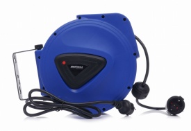 Prelungitor electric automat cu tambur 20 m KraftDele KD4029, montaj perete sau tavan, protecție la supraîncălzire - Img 2