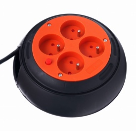Prelungitor electric cu tambur KraftDele KD4026, cablu 6 m pentru alimentarea echipamentelor din casă, curte și atelier - Img 3