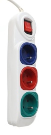 Prelungitor electric KraftDele KD4006, 3 m, cu 3 prize, protecție la suprasarcină și siguranță pentru copii - Img 3