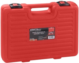 Presă filetată pentru sworznI și bucșe KraftDele KD12508, set 9 piese pentru montaj și demontaj - Img 9