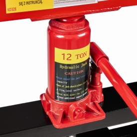 Presă hidraulică manuală 12 tone KraftDele KD328, cadru din oțel, înălțime de lucru 0-650 mm, pentru atelier și garaj - Img 3