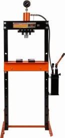 Presă hidraulică manuală de atelier 20T KraftDele KD318, cursă 190 mm, masă de lucru 485 mm