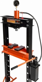 Presă hidraulică manuală de atelier 20T KraftDele KD318, cursă 190 mm, masă de lucru 485 mm - Img 5