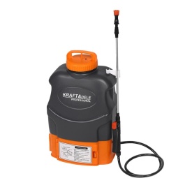 Pulverizator electric cu acumulator KraftDele KD2030, 16L, 12V 8Ah, cu lance telescopică și set de duze pentru grădină și culturi