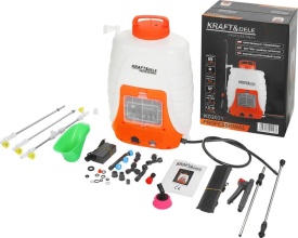 Pulverizator electric cu acumulator KraftDele KD2031, rezervor 18L, 12V 8Ah, pentru grădină, livadă și sere - Img 2