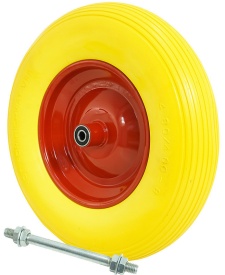 Roata pentru carut sau roaba, plina 390 mm V90302