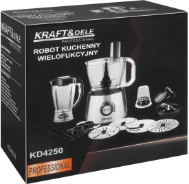Robot de bucătărie multifuncțional KraftDele KD4250, 1800W vârf, bol 3L, blender, râșniță și storcător citrice - Img 12