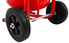 Sablator mobil cu rezervor sifon 38L VERKE, 4 duze, furtun 3 m, pentru curatare metal, garduri si piese auto - Img 10