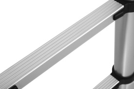Scară din aluminiu KraftDele cu 10 trepte, înălțime de lucru 3,2 m, suportă până la 150 kg - Img 12