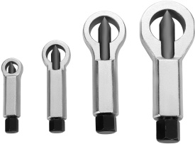 Set 4 prese tăietoare pentru piulițe KraftDele KD12505, 9-27 mm, pentru demontarea piulițelor blocate și ruginite - Img 5