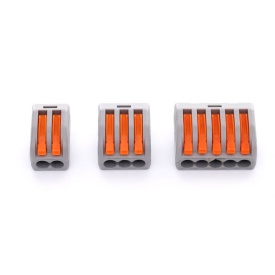 Set 60 buc. conectori de terminale cu clips de 2,3 si 5 KD10496 KraftDele