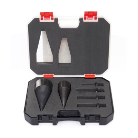 Set burghie conice pentru despicare lemn, 32 mm / 42 mm – XR11248 - Img 4