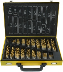 Set burghie din titan pentru metal 170 elemente N4601