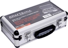 Set carote diamantate KraftDele KD11227, 12 piese, 6-68 mm, cu valiză și adaptor pentru găurire umedă în gresie și ceramică - Img 10