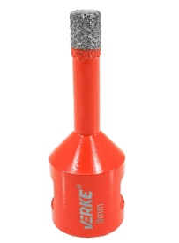 Set carote diamantate M14 MaxRom, 6 piese, 6-68 mm, cu adaptor HEX și valiză pentru gresie, faianță, klinker și piatră - Img 10