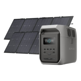 Set: Centrală EcoFlow Delta 3 1500 + panou fotovoltaic 2x 220W. - Img 2