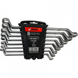 Set chei inelare unghiulare 6-22mm 8 elemente V35380 Verke - Img 1