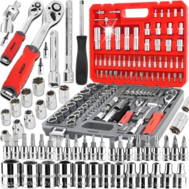 Set chei tubulare 108 piese MaxRom în valiză, trusă completă cu tubulare 1/2 și 1/4 pentru service auto și atelier - Img 11