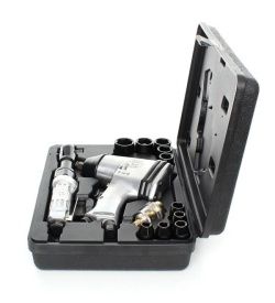Set cheie de impact pneumatică 1/2 KraftDele KD1422 cu clichet pneumatic, tubulare CrV și valiză - Img 3
