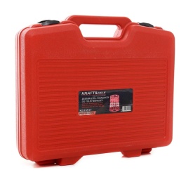 Set extractor bucșe brațe suspensie KraftDele KD10517, cu adaptoare și prese cu șurub, în valiză pentru service auto - Img 12