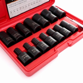 Set profesional de tubulare pentru șuruburi deteriorate 1/2 inch, 15 piese, KraftDele KD11793, cu valiză - Img 2