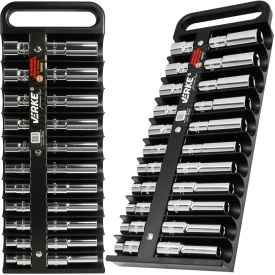 Set profesional tubulare scurte și lungi 1/2 inch, 22 piese, 10-24 mm, oțel CR-V, pentru service auto și garaj