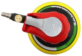 Șlefuitor orbital pneumatic 150 mm, cursă 2,5 mm, reglaj turație, pentru metal și lemn, MaxRom V81403 - Img 6