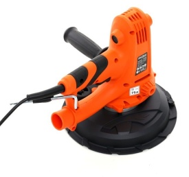 Șlefuitor pentru gips, glet și tencuieli KraftDele KD1539, 1400W, disc 180 mm, cu sac de praf și furtun de aspirare - Img 5