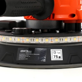 Șlefuitor pentru gips, glet și tencuieli KraftDele KD1741, 1500W, disc 225 mm, iluminare LED și sistem de aspirare praf - Img 5