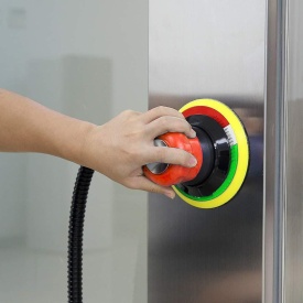 Șlefuitor pneumatic orbital 125 mm MaxRom, reglaj turație, 12000 rpm, pentru șlefuire și polisare metal și lemn - Img 9