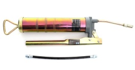 Smarownică manuală 400 cm³ KraftDele KD1442, cu presiune 31 MPa și furtun 25 cm pentru ungere precisă în atelier și utilaje