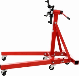 Stand atelier pentru motor și cutie de viteze KraftDele KD325, capacitate 900 kg, cap rotativ 360° - Img 2