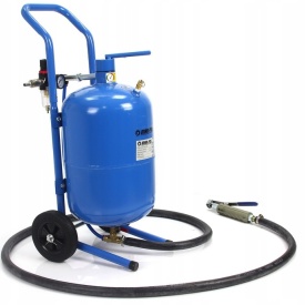 Statie de sablare profesionala cu nisip mobila 19L MXM80590R - Img 2