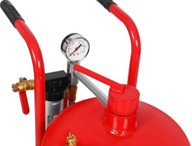 Statie de sablare profesionala cu nisip mobila 38L 400–700 l/min MXK5854 - Img 4