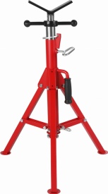 Stativ profesional pentru țevi KraftDele KD3512 – Capacitate 1340 kg, Înălțime reglabilă 71-132 cm, Suport industrial masiv