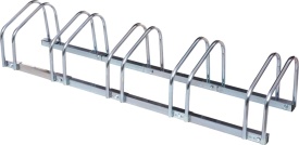 Stativ suport biciclete 5 locuri KraftDele KD652, oțel galvanizat, fixare în pardoseală, pentru anvelope până la 60 mm - Img 7
