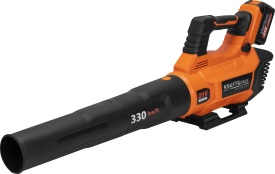 Suflantă de frunze cu acumulator KraftDele KD3446, 21V, 2 x 4Ah, 3 trepte de viteză, până la 330 km/h