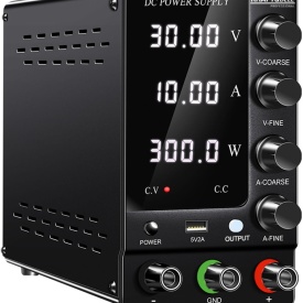 Sursă de alimentare de laborator MaxRom KD5871, reglaj precis 0-30V și 0-10A, cu afișaj pentru tensiune, curent și putere - Img 5