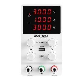 Sursă de laborator reglabilă KraftDele KD5870 – 0-30V, 0-10A, Afișaj digital de precizie, Protecție scurtcircuit, Eficiență >85% - Img 3