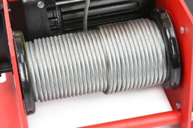 Troliu electric cu cablu 30 m Mar-Pol M80785, capacitate 300/600 kg, 230V, pentru atelier, garaj și șantier - Img 8