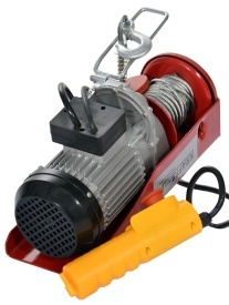 Troliu electric cu cablu KraftDele KD1524, capacitate 125/250 kg, ridicare 12 m, motor 550W pentru atelier și șantier - Img 4