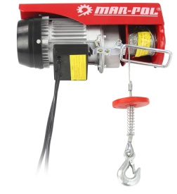 Troliu electric cu cablu Mar-Pol YT-125/250, 230V, 125/250 kg, cablu 12 m, motor 500 W - Img 3